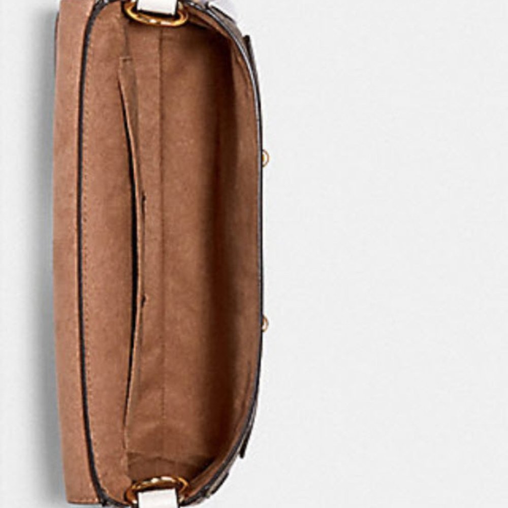 Coach JADE SHOULDER BAG IN BLOCKED SIGNATURE - Picture 8 of 10
